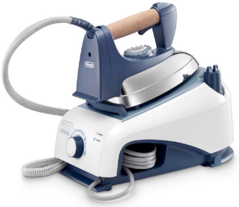 DELONGHI Ferro da stiro con caldaia Delonghi Stirella PRO1465 800 W bianco blu